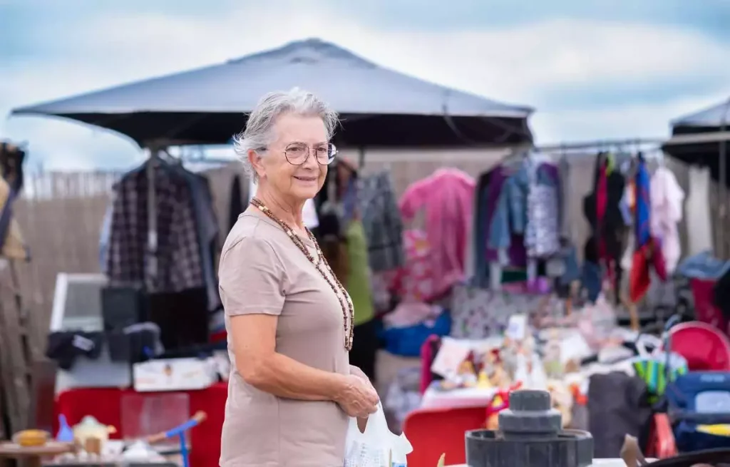 Garageverkoop tweedehands kledij