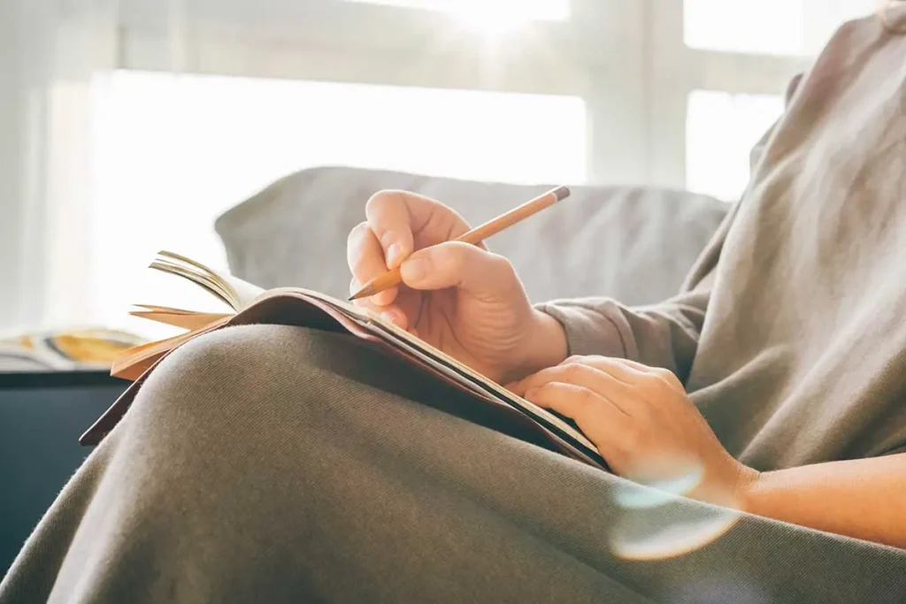 Ochtendritueel en gewoonte dagboek