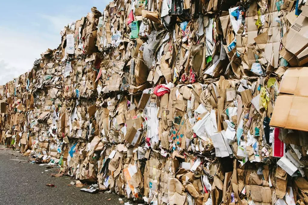 Recycleren papier en karton